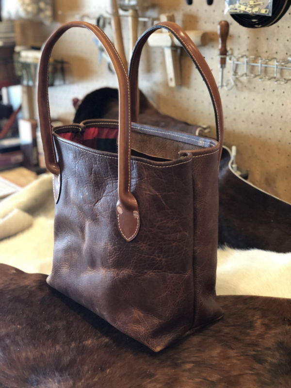 Bison Tote Bag Big Timber Leather